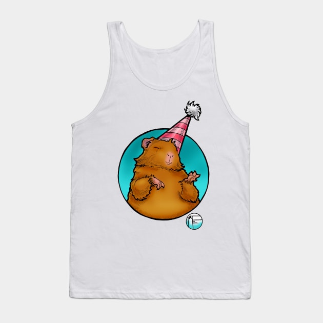 Guinea Pig Birthday Tank Top by Nat Ewert Art